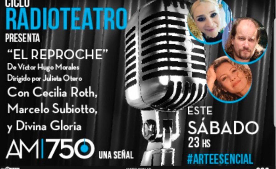 La misma autopromocionada directora del proyecto que ilusiona, por reunir a talentosas actrices argentinas "up 50", produce y dirige en la radio AM 750 radioteatros como el de este aviso, que incluyen a Víctor Hugo Morales, Divina Gloria y Cecilia Roth 