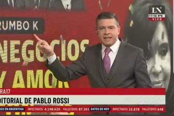 Pablo Rossi también integra la lista de periodistas iluminatis que saben del poder cósmico de la letra K, y por eso usan a Cristina Kirchner como excusa para impulsar sus carreras mencionando la letra. 