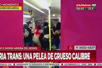 placas de cronica se burlan del colectivo trans y travesti