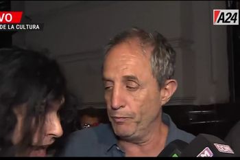 La salida del velatorio de Jorge Lanata 