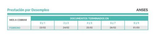 La ANSES publicó el calendario de pagos para febrero