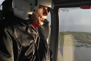 Sergio Berni participará de una demostración de los drones que fabrica la empresa china JOUAV. Será en Sudán, este miércoles.