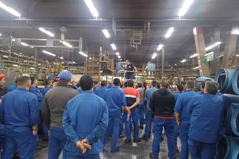 Neumáticos: los nudos de un conflicto que lleva más de 100 días (Foto Facebook) 