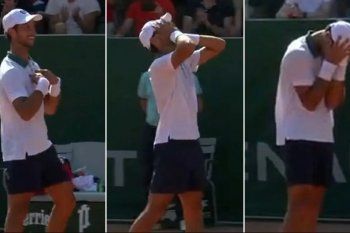 La graciosa secuencia de Thiago Tirante en Roland Garros. Tenis