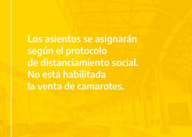 Este lunes comenzarán a venderse los pasajes para viajar en febrero en trenes de larga distancia