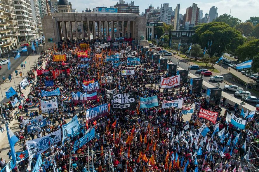 Unidad Piquetera en Rosario.
