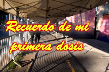 viral insolito: grabo su vacunacion como si fuera el video de un cumpleanos de 15
