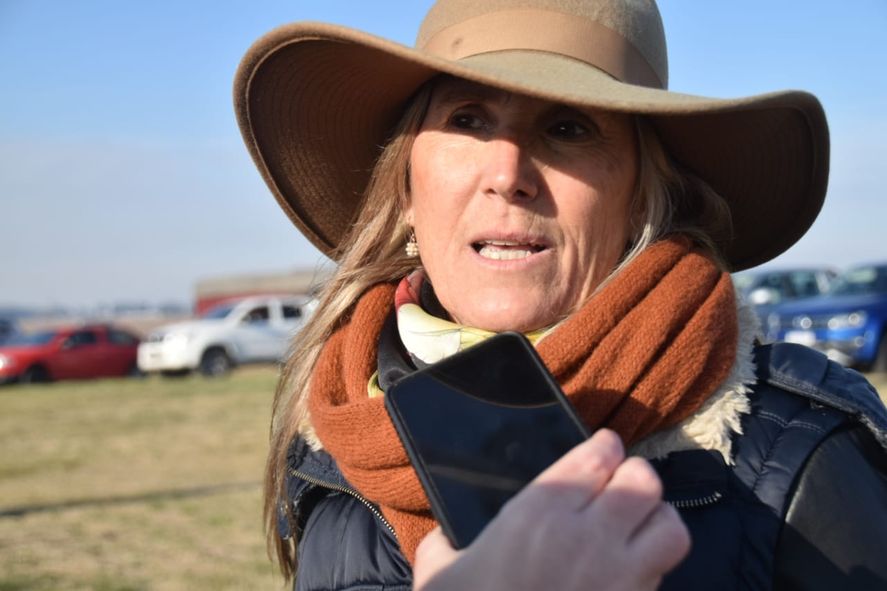 Juliana Romat, presidenta de la Sociedad Rural de Azul.