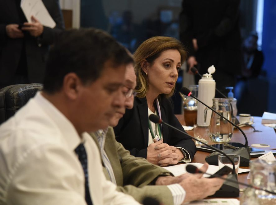 El cronograma del tratamiento del Presupuesto fue acordado por Cecilia Moreau con todos los bloques de Diputados. Participaron ministros y secretarios de Estado