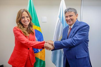 Victoria Tolosa Paz se reunió con su par de Brasil, Wellington Días.