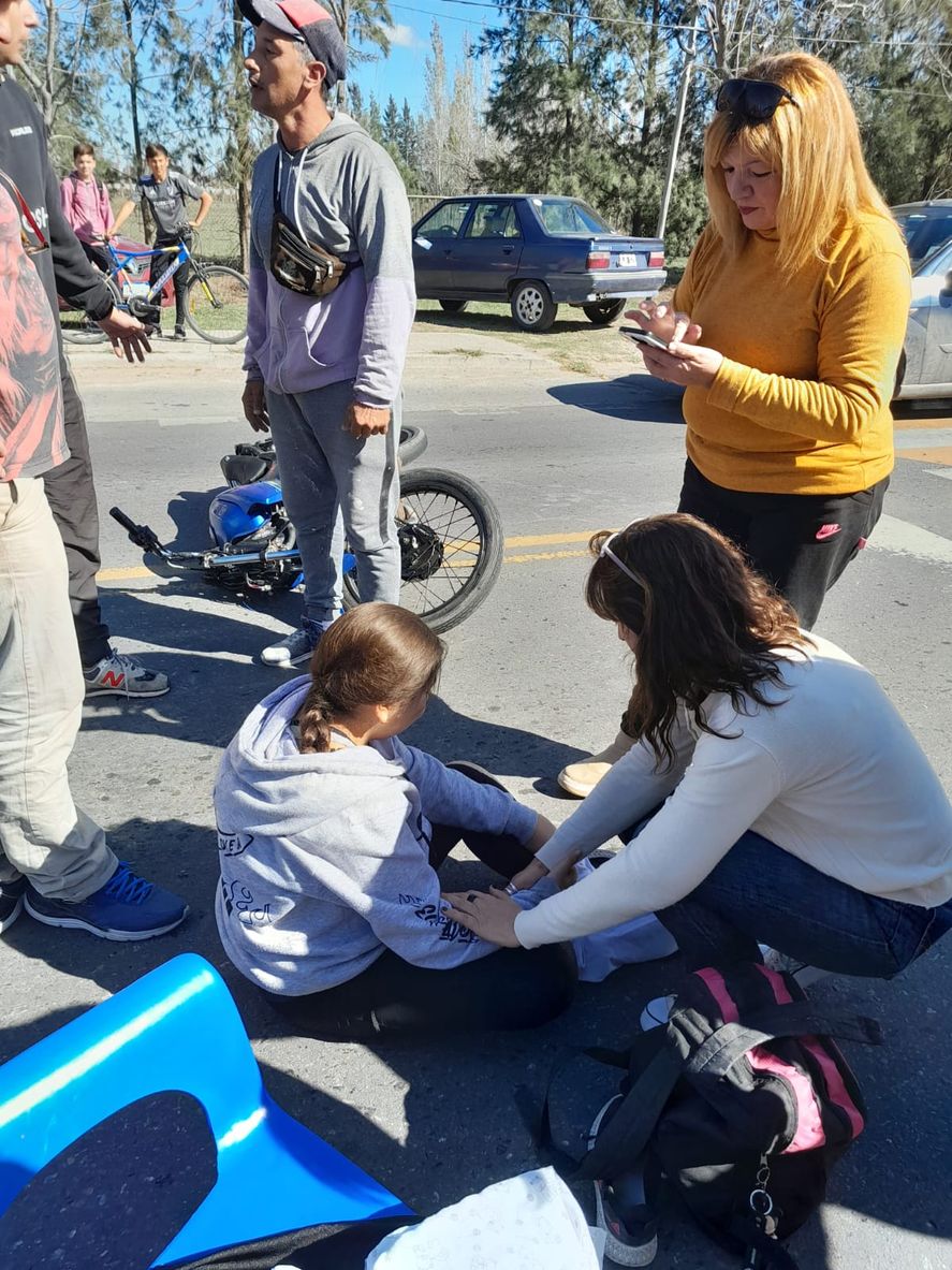 Imágenes del accidente vial ocurrido  ayer.