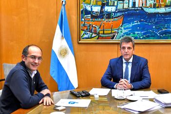 Pisano se reunió con Sergio Massa en busca de financiamiento de obras 