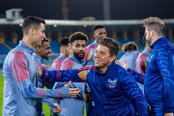 gallardo dirigira a cristiano y al pity martinez para enfrentarse a messi, neymar y mbappe