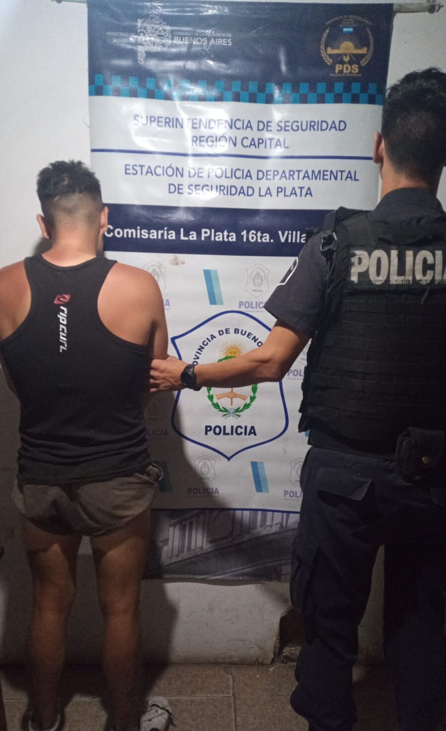 El joven ecuatoriano detenido en Villa Elvira