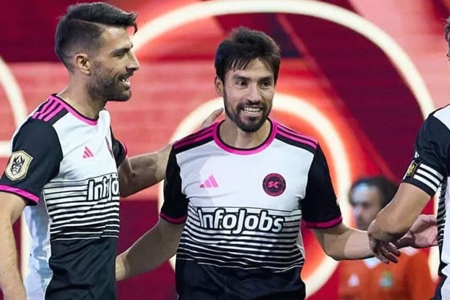 Sergio Agüero y Nicolás Gaitán, juntos en la Kings League.