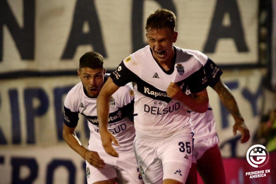 Palazzo grita su gol en Gimnasia vs. Talleres.