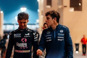 Colapinto junto a Gasly, su nuevo compañero en Alpine
