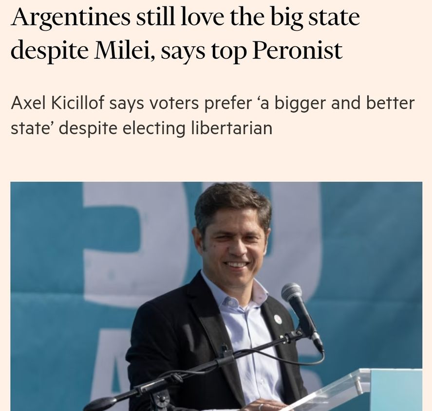 El artículo que el Financial Times dedica a Axel Kicillof El artículo que el Financial Times dedica a Axel Kicillof