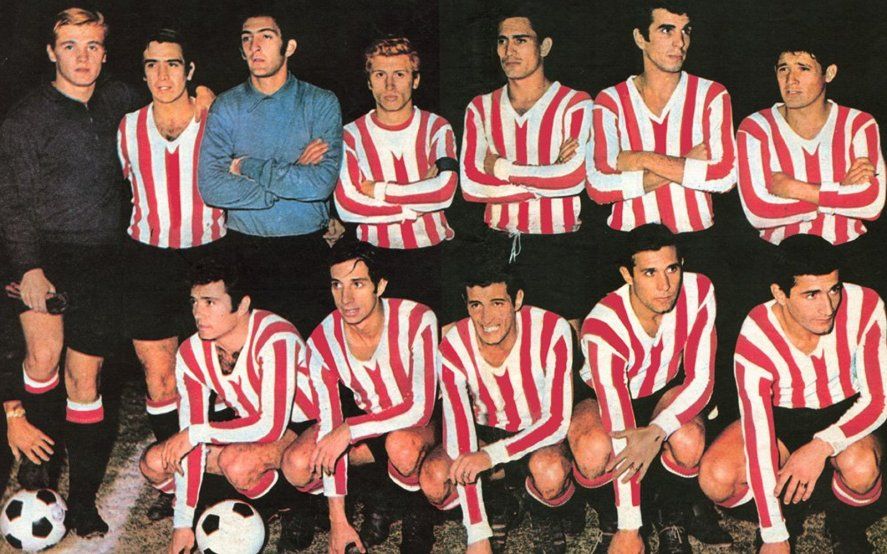 Estudiantes, que venía de ser campeón de América y un mes más tarde sería campeón del mundo, enfrentó a la Lepra por única vez en septiembre de 1968.