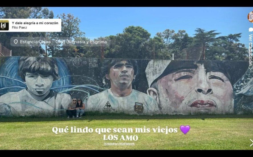 Giannina Maradona y el amor eterno por Gimnasia y su visita a Estancia Chica junto a Claudia Villafañe 