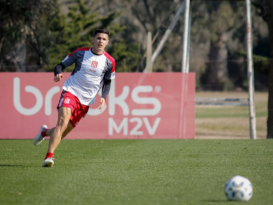 Guido Carrillo entrena en Estudiantes
