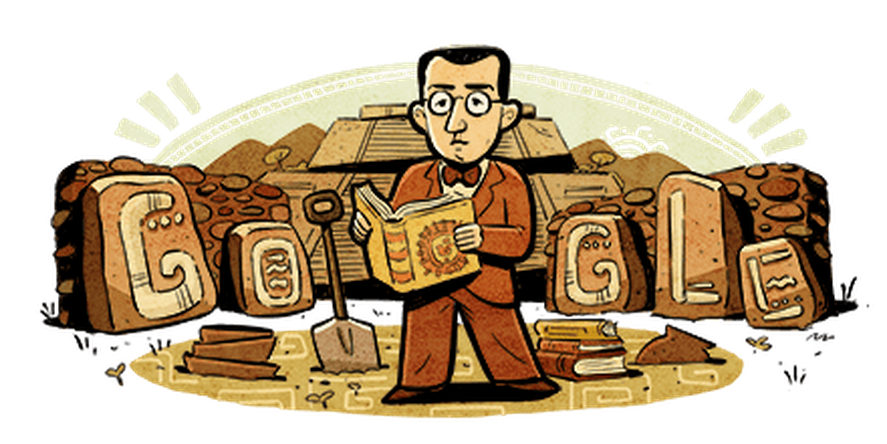 El homenaje de Google a Alfonso Caso, erudito mexicano.