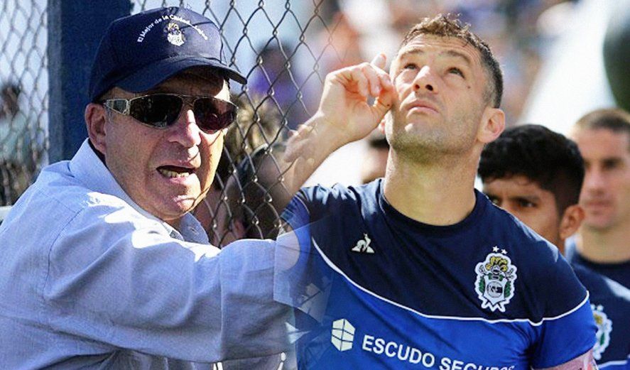 Lucas Licht jugador de Gimnasia, debutó en primera con Carlos Timoteo Griguol como entrenador