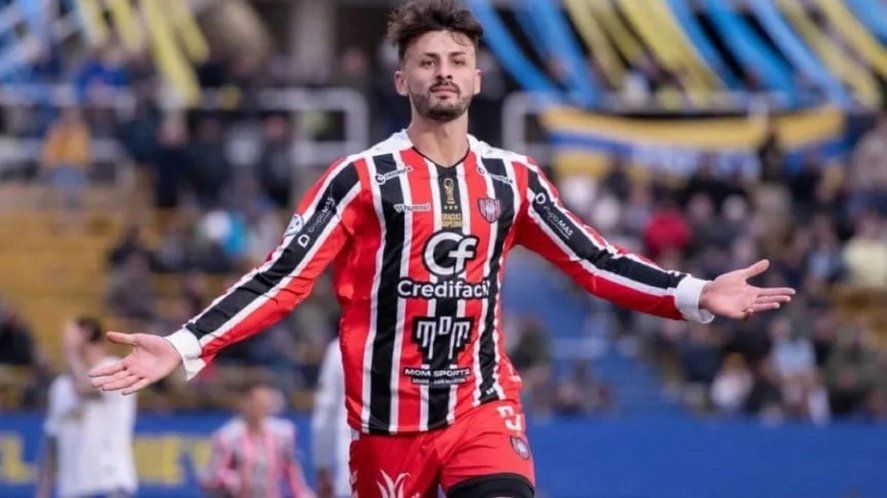 Luciano Giménez en su paso por Chacarita