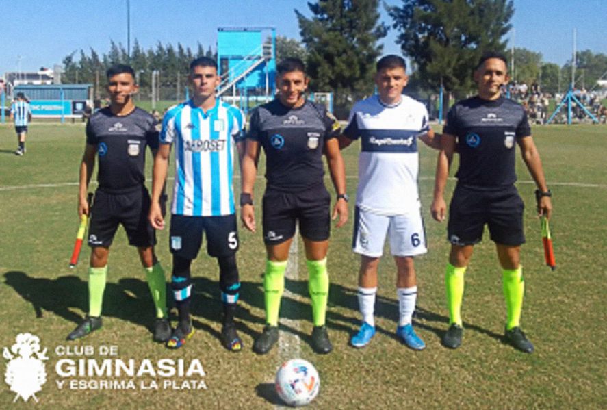 Diego Mastrángelo fue capitán en la Reserva de Gimnasia ante Racing.