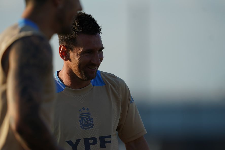 Messi disputando un nueva Copa América.