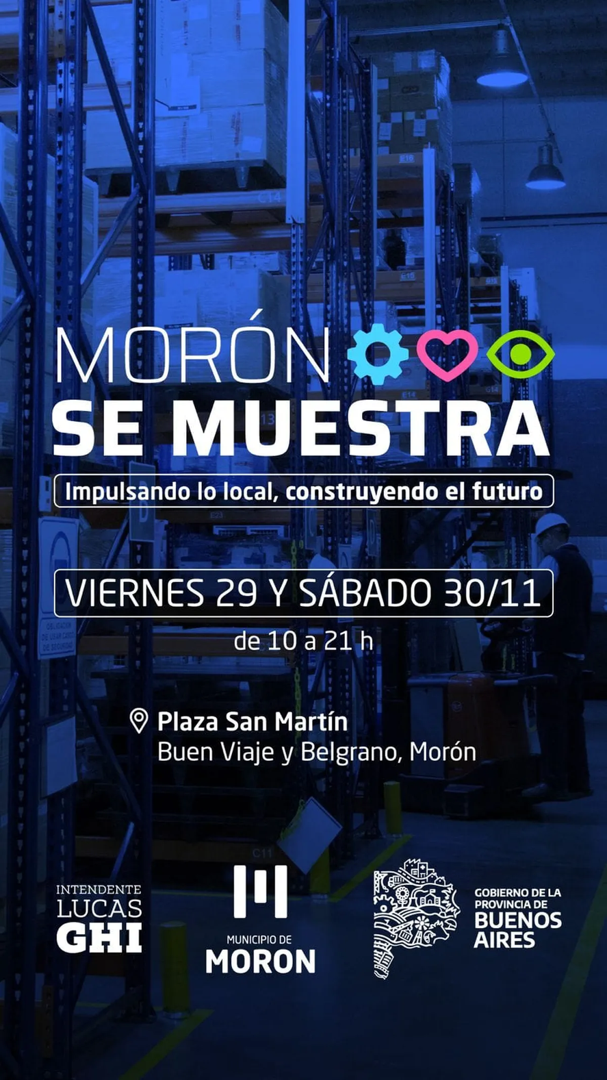 La Expo Morón Se Muestra se llevará adelante el viernes 29 y el sábado 30 de noviembre. 