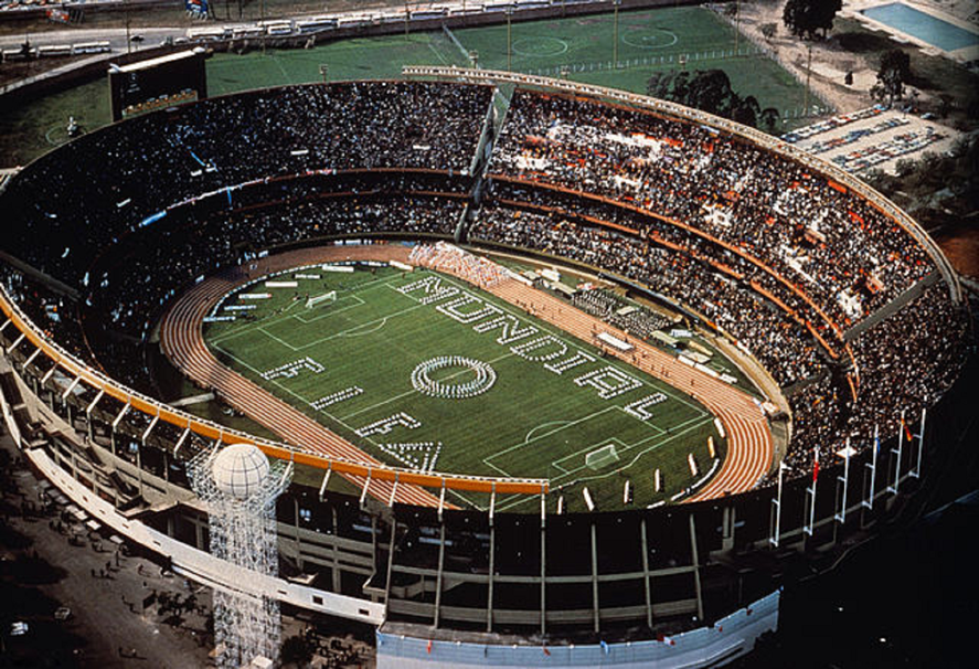 El Estadio Monumental en el Mundial de 1978