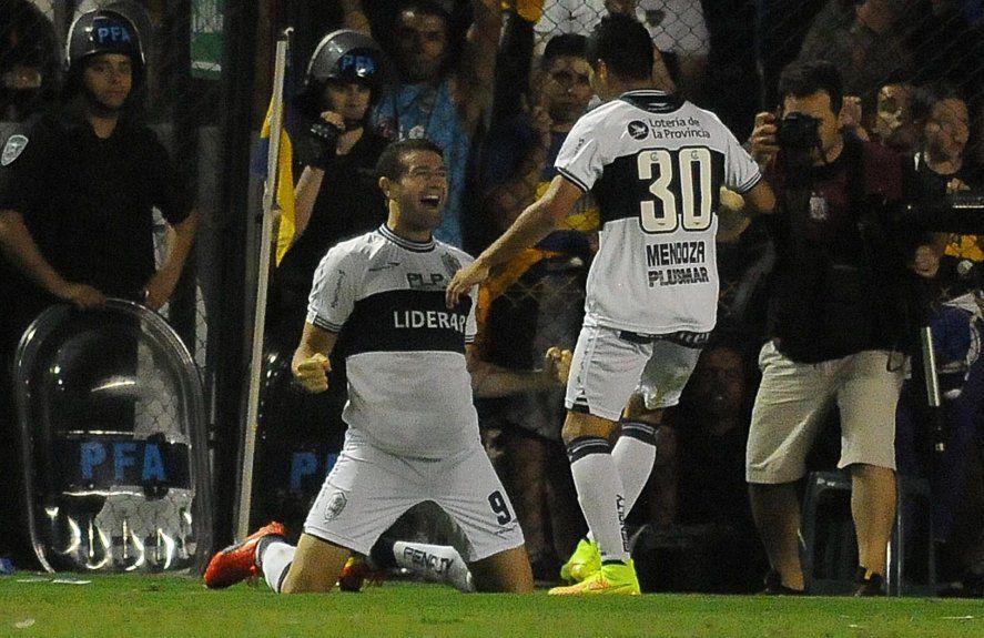 El festejo de Vegetti en aquel Gimnasia 2-0 Boca de diciembre de 2014