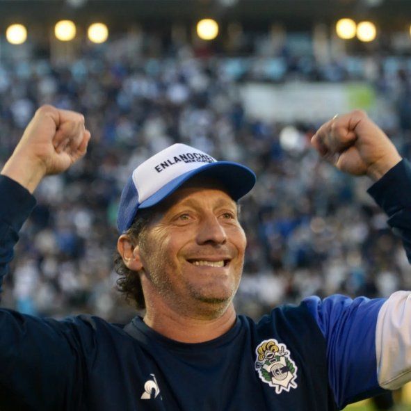 Pedro Troglio en su último paso por Gimnasia.