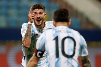 Conexión argentina: Rodrigo De Paul y Messi, buscarán reforzar su alianza futbolística.