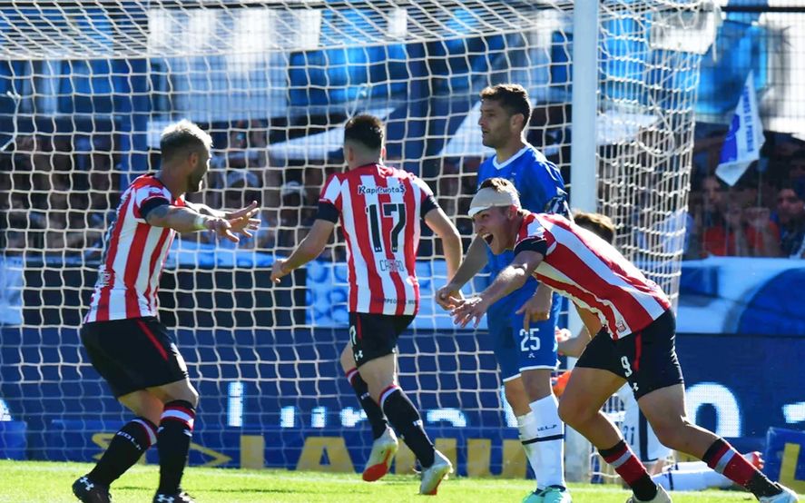 Mateo Retegui, el autor del gol de Estudiantes en su última victoria, por la Superliga 2019/20.