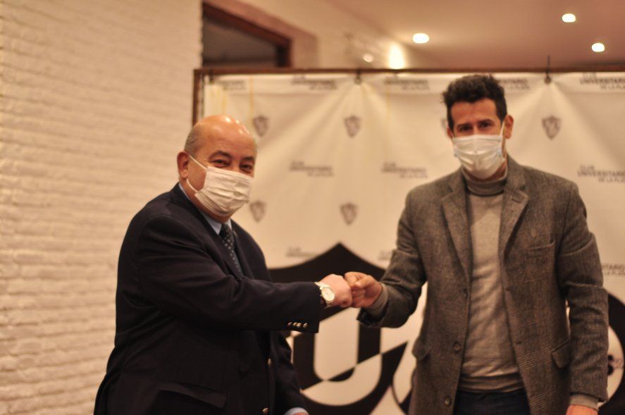 Marcelo Galland junto a Fernando Tauber