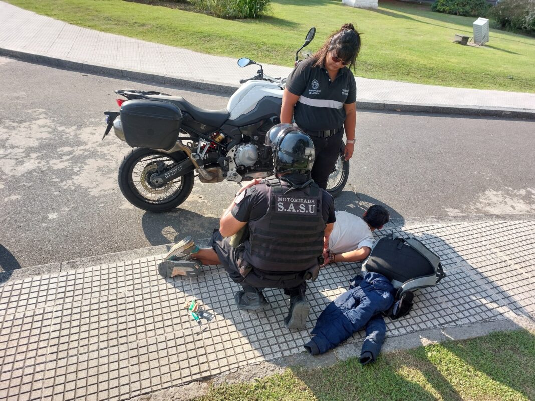 El joven fue detenido en 12 entre 51 y 53 de La Plata
