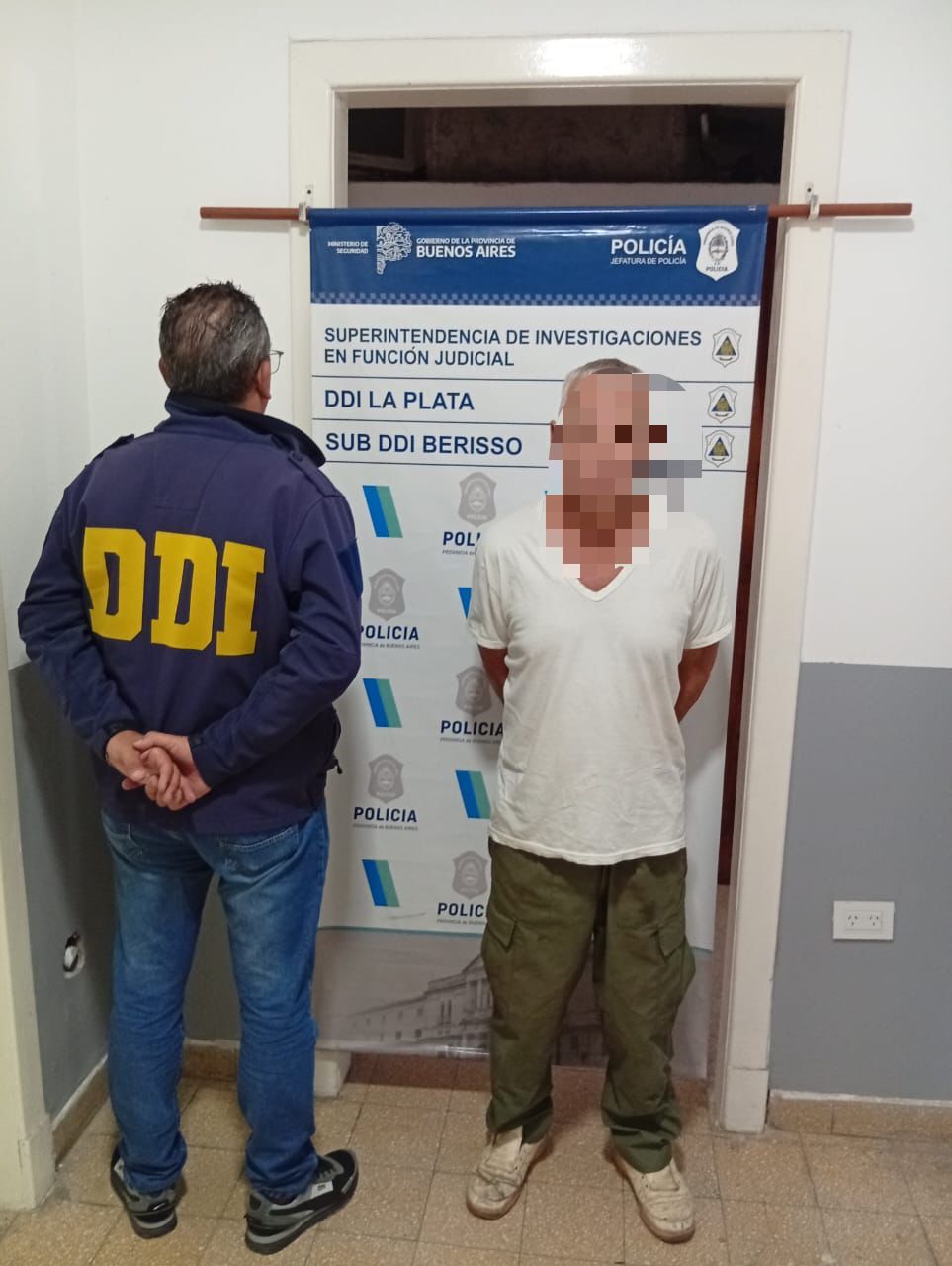 El violento de género fue detenido este martes en Berisso