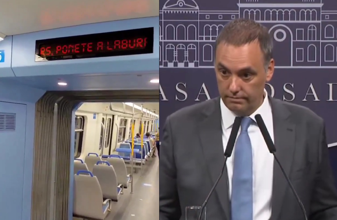 El mensaje de los trabajadores ferroviarios a Adorni: 