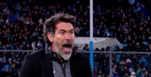 “Tomaaaaaa… Vamoooossss”, a quién dedicó Domínguez su impactante desahogo tras la victoria en Avellaneda