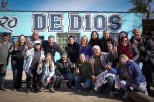 Fiorito recibió a Mayra, Tignanelli y Vilar en una jornada con fuerte impronta maradoniana y peronista