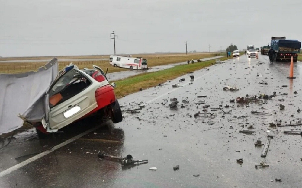 Un joven murió en un accidente en la ruta 3 al km 167 en Las Flores