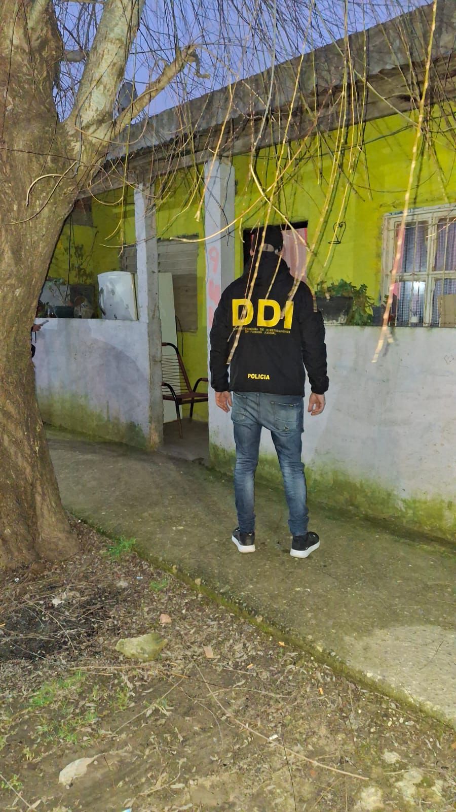 La casa de Berisso donde ocurrió el presunto femicidio