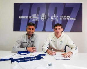 Gimnasia presentó oficialmente a Germán Conti: el defensor firmó hasta julio del 2026