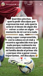Lo pagaron 5.000.000 de dólares, confesó que quiso irse a jugar a la B Nacional y terminó pidiendo disculpas