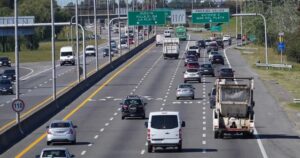Por obras en la baja de la autopista, habrá reducción de calzada en Villa Elisa por varios días