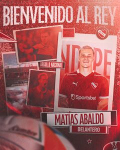 Todo Rojo: así fue la presentación de Matías Abaldo en Independiente