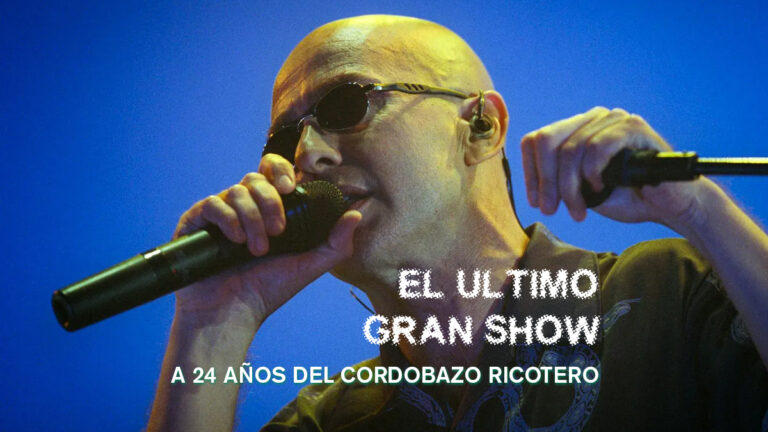 “Yo estuve en el último ritual ricotero”