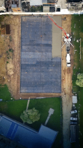 Video: así avanza Gimnasia en la construcción de la nueva cancha de futsal en el Bosquecito